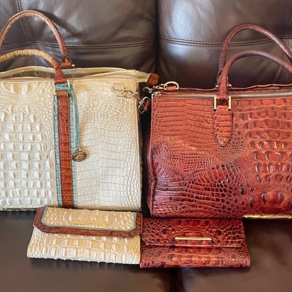 Brahmin Duxbury Weekender and Cordelia wallet set - Picture 12 of 12